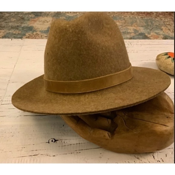 Frye Harness Tall Crown Wool Fedora hat main image 8